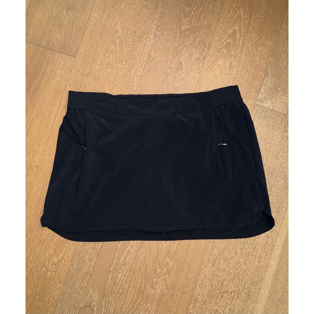 Columbia Anytime Casual‎ Skort Womens XXL Black Hiking Active Skirt Omni-Shield